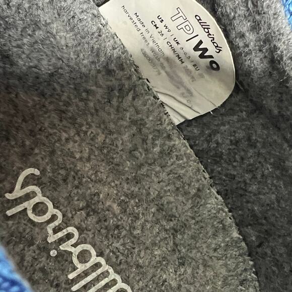 Allbirds Tree Pipers Sneakers Bouyant Blue Shoe Size 9 - Picture 7 of 8